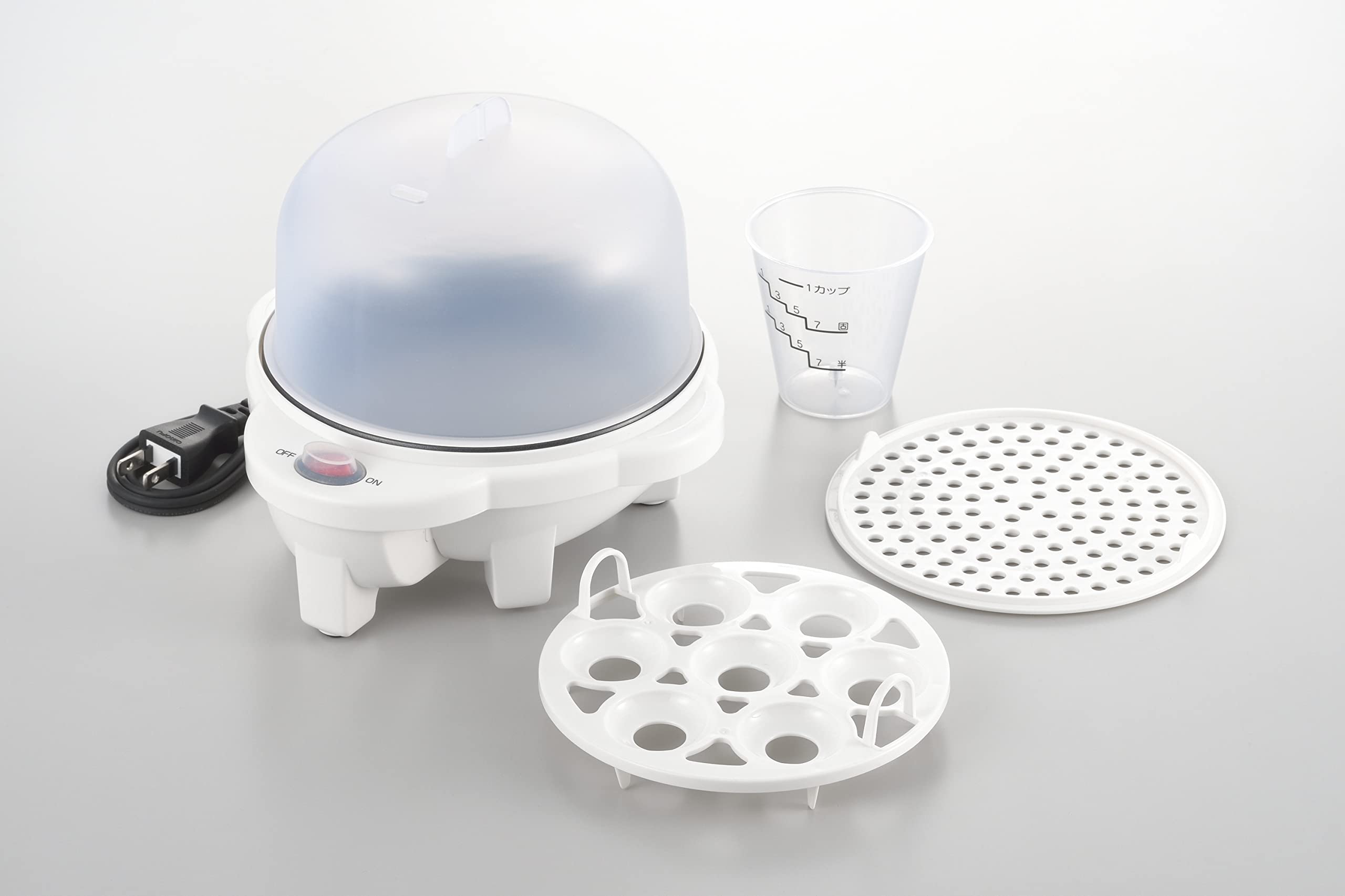 Amazon | 丸山 グラート 電気 ゆでたまご 器 蒸し目皿付 蒸し