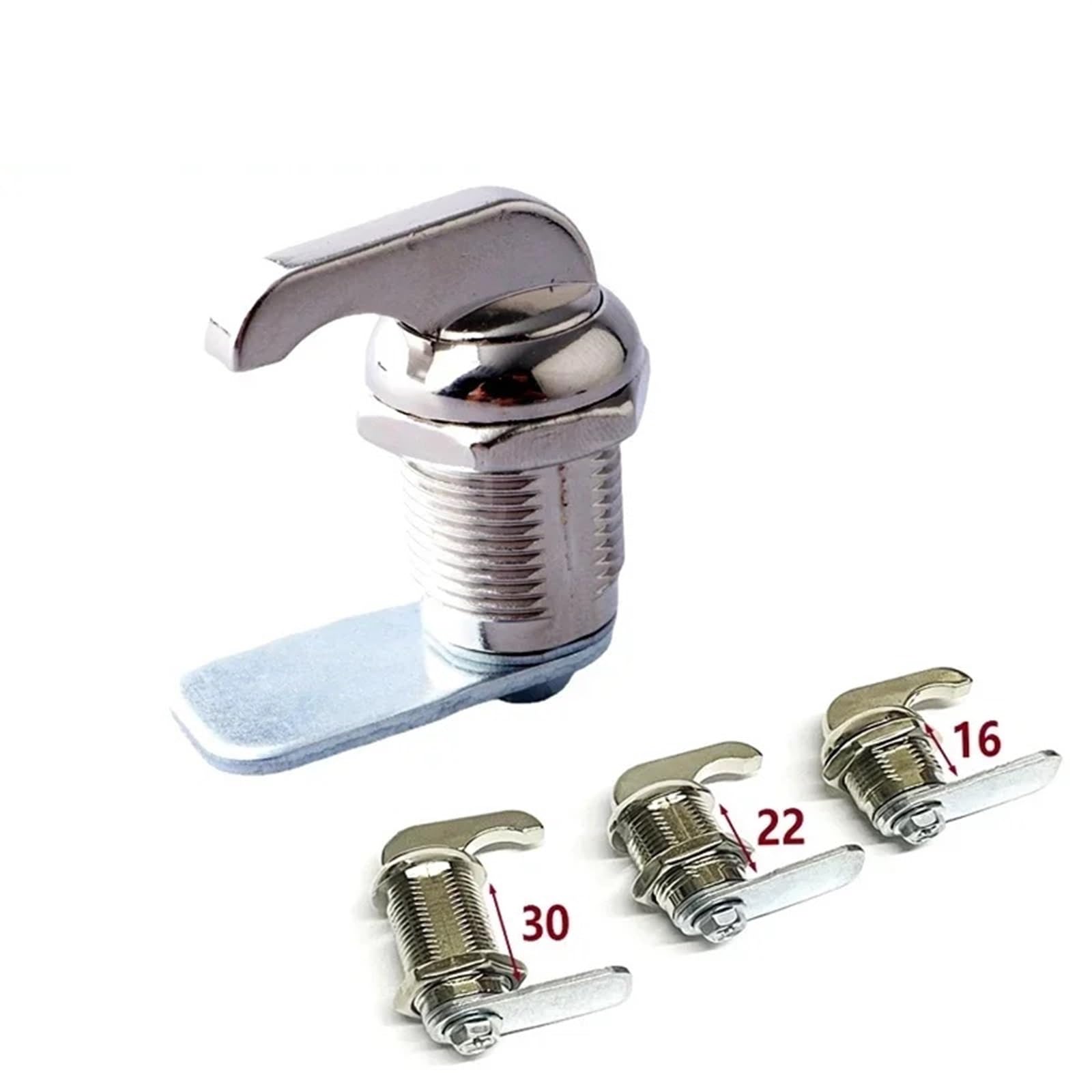 WPOIYHGBY Keyless Cinet Cam Lock for Box Cupboard Locker Yacht Car Bathroom Window Hardware DIY MMS469 1Pcs(30mm)