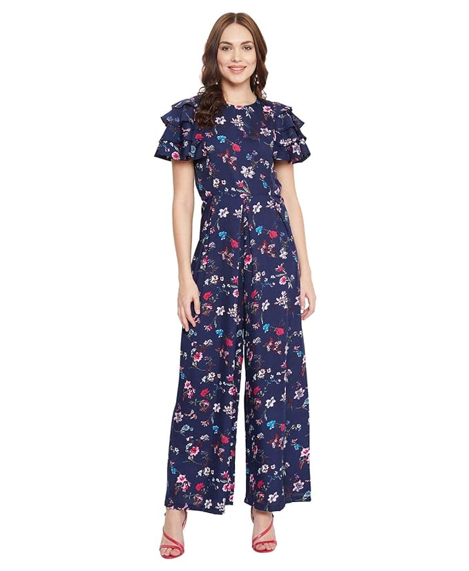 Uptownie Lite Women’s Maxi Jumpsuit – Navy Blue 2