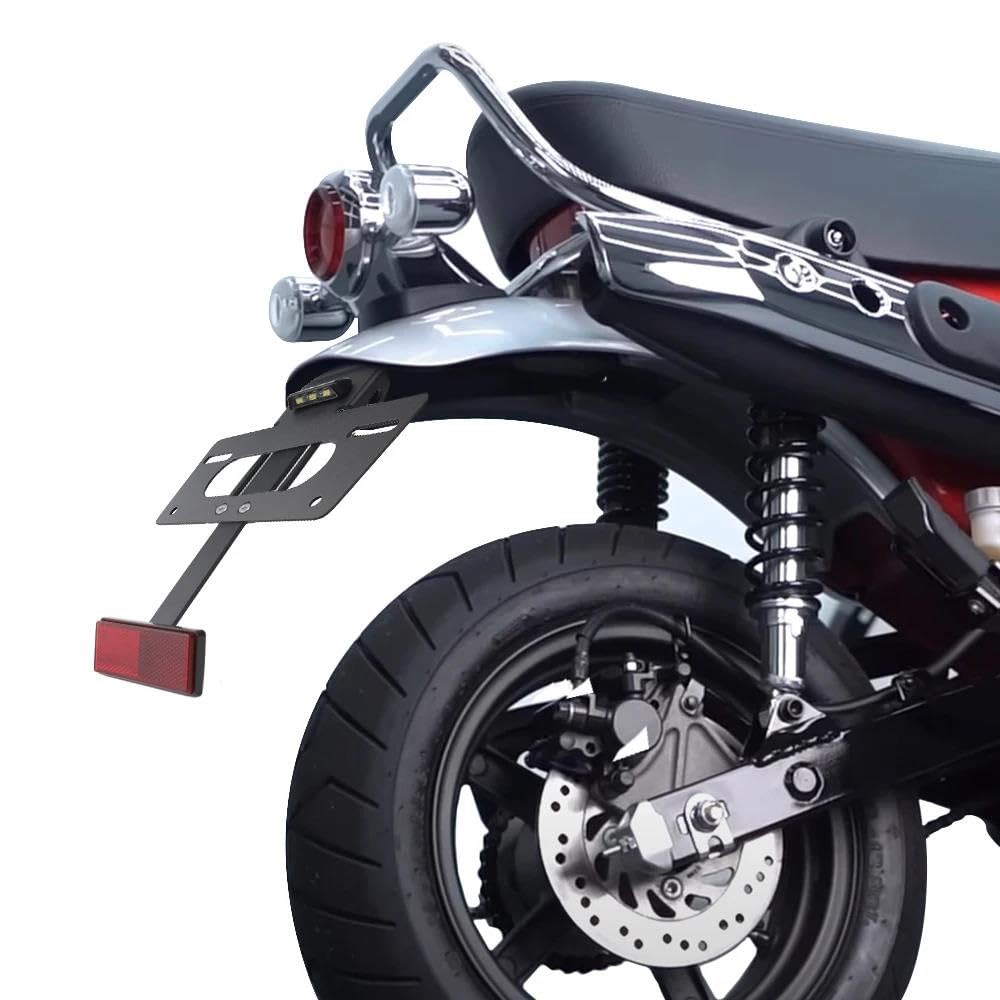 Dax 125 2022-2025 Uchwyt Na Tablicę Rejestracyjną Zestaw Do Montażu Tylnego Błotnika I Eliminatora Błotnika Uchwyt Tablicy Rejestracyjnej Motocykla(With Reflector)