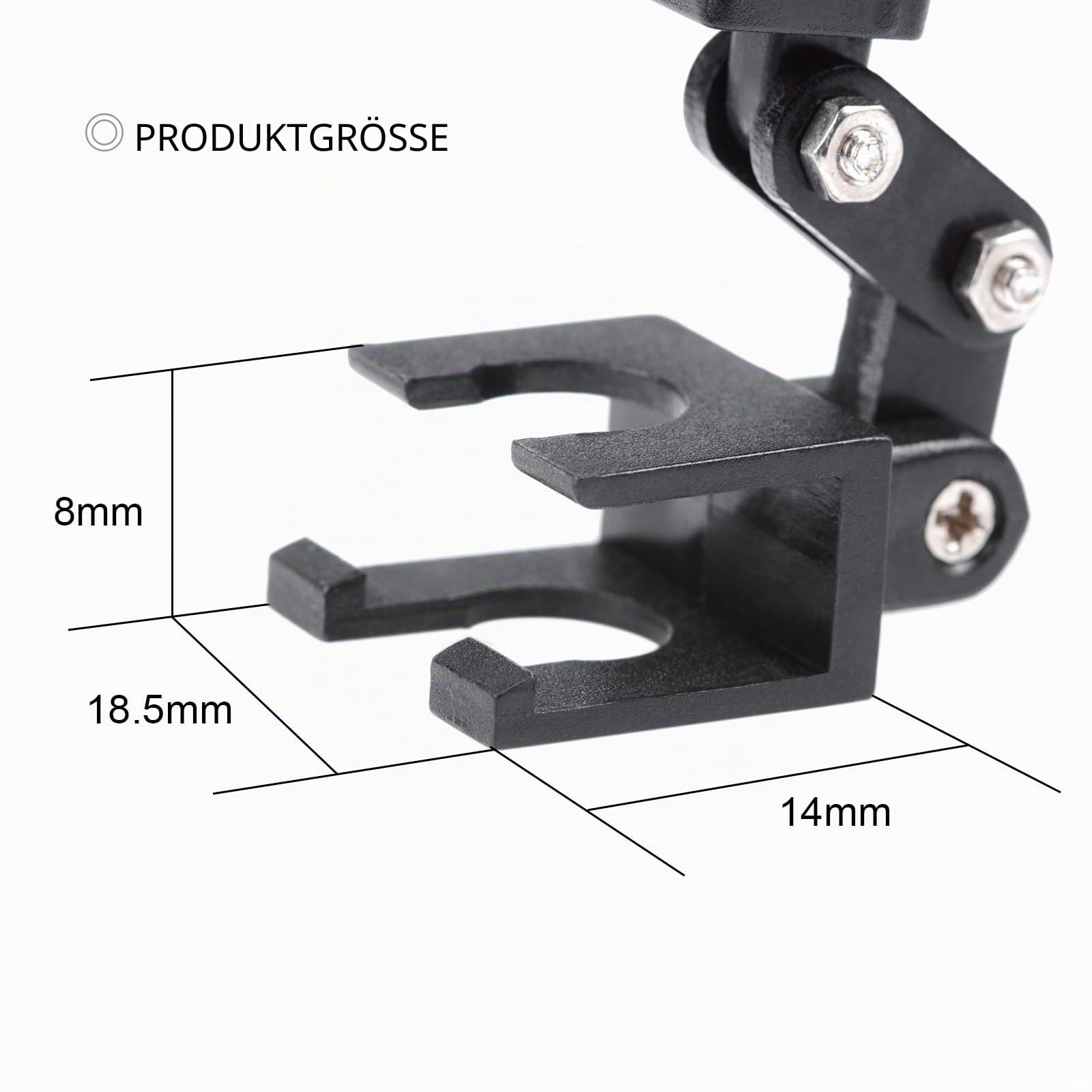3.5x420mm Zahnarzt Lupenbrille Kopflupe LED Headlampe Dental Loupes (Schwarz)