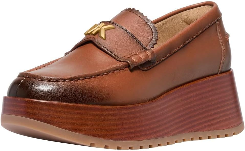 Michael Kors Womens Indy Flatform Loafer