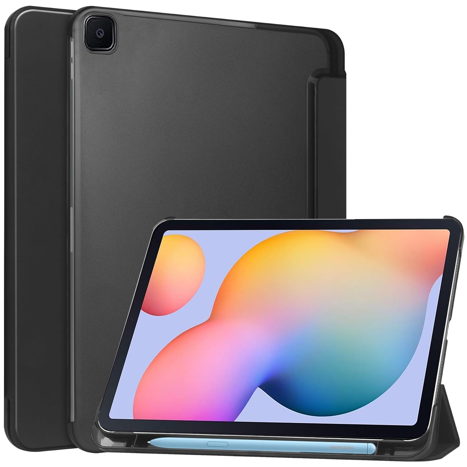 ProElite Cover for Samsung Galaxy Tab S6 Lite 10.4 inch Case, Smart Flip Case Cover for Samsung Galaxy Tab S6 Lite 10.4 inch, Translucent Back with S Pen Holder, Black (B0D2T9GW4J) Amazon Price History, Amazon Price Tracker
