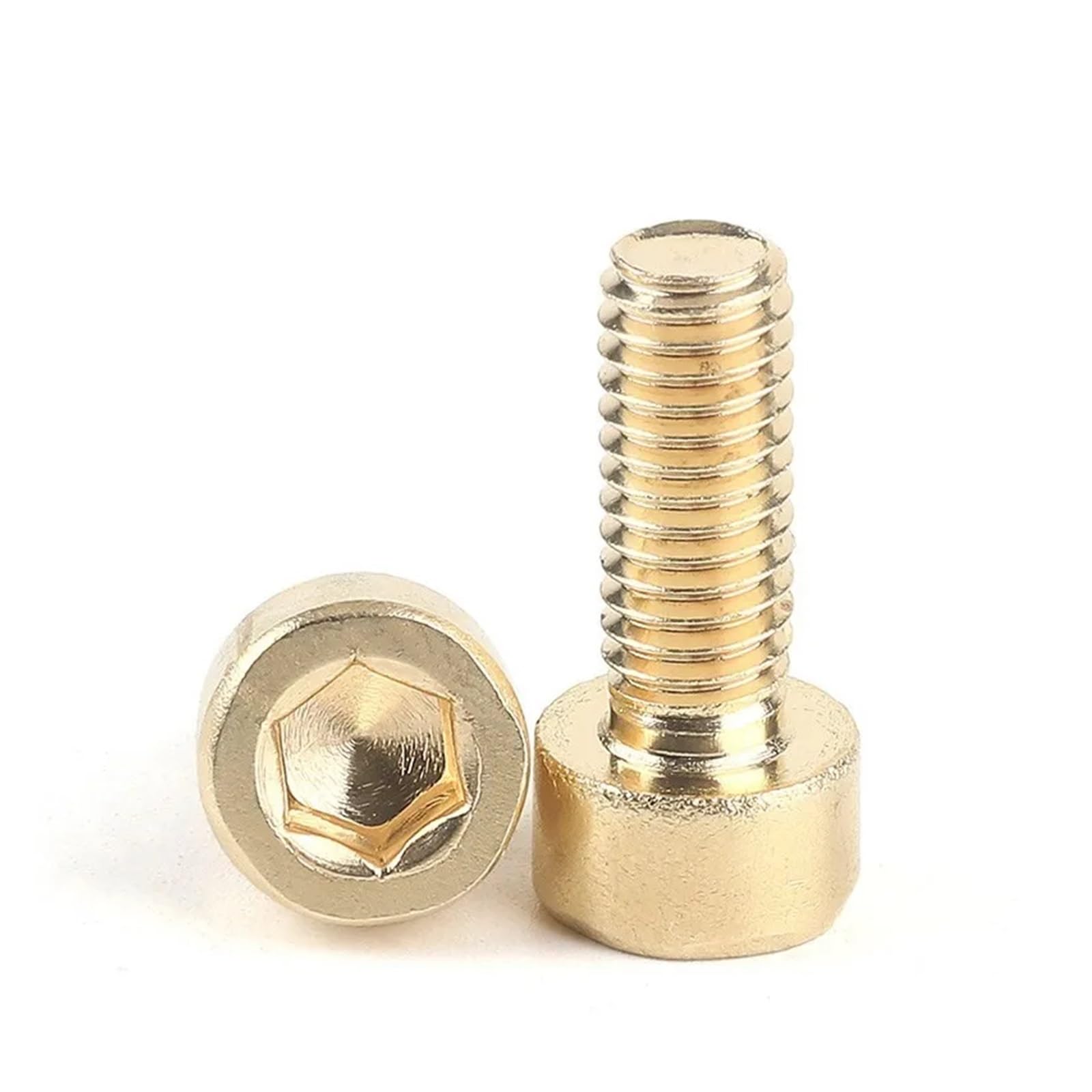 Sechskantschraube aus reinem Kupfer, M3 M4 M5 M6 M8 M10 M12(M12x30mm 2pcs)