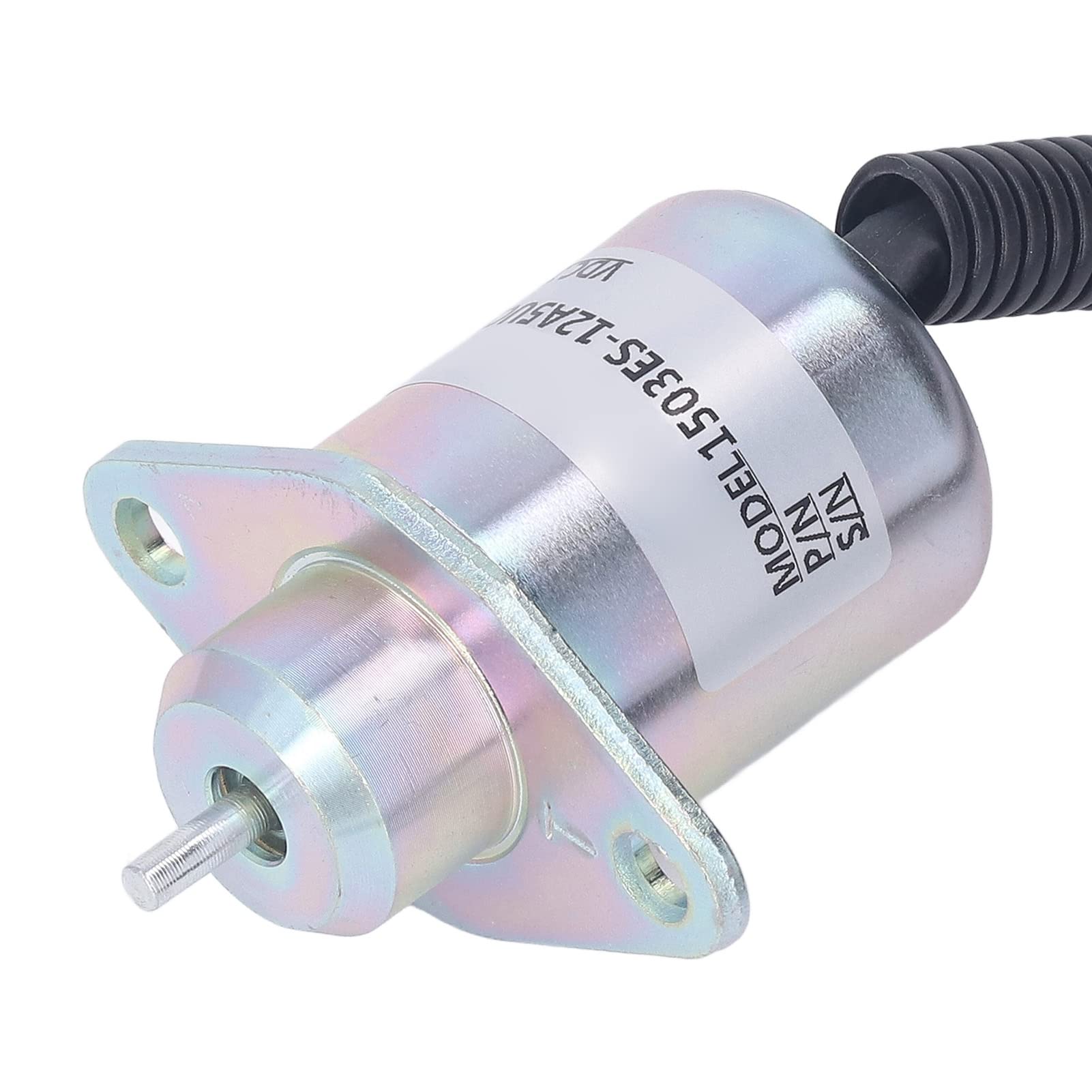 Tbest Válvula Solenoide de Cierre Dc12v 1503es 12a5uc9s Válvula de Cierre de de Acero Inoxidable de Alta Precisión para Reemplazo del Motor D1505 V1505 Oem 2848a278 2848a279