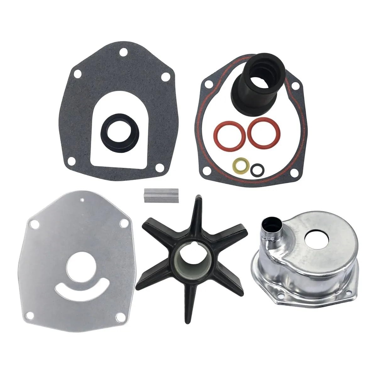 Bomba Auxiliar Automóvil Kit Reparación Impulsor Bomba Agua Con Carcasa Para Mercruiser Para Dentrofueraborda Para ALPHA Para ONE Para GEN 2 1991-1998 8M0100526 43026 Bombas Agua