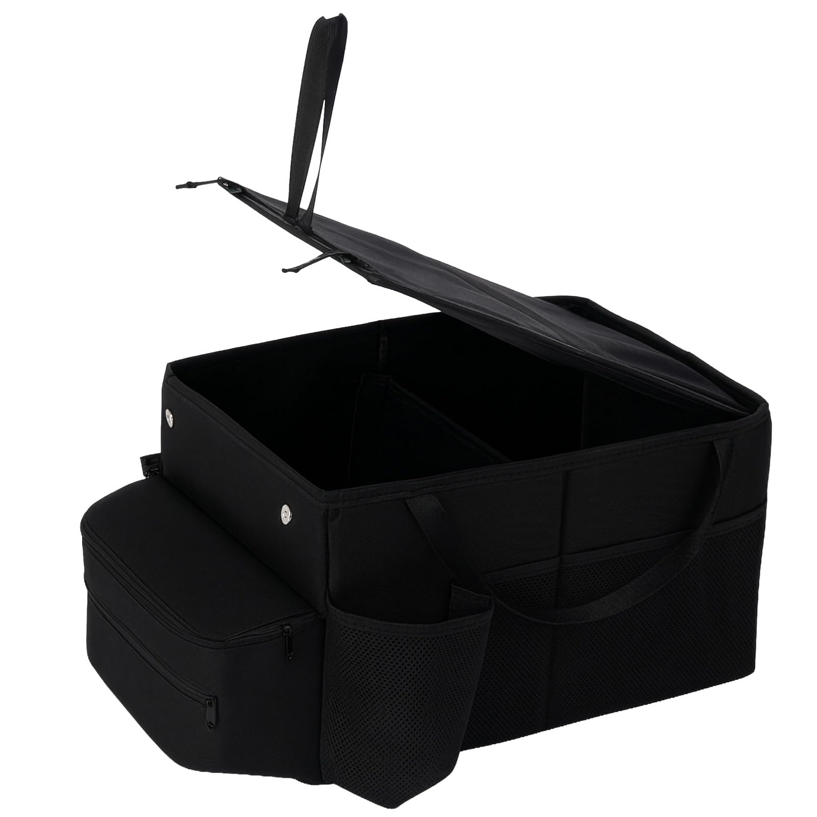Sunnynest Car Seat Organizer-Car Organizer Front Seat Back Seat,With Dividers Cup Holders And Lids Suitable For Front Seat/Back Seat/Trunk Car