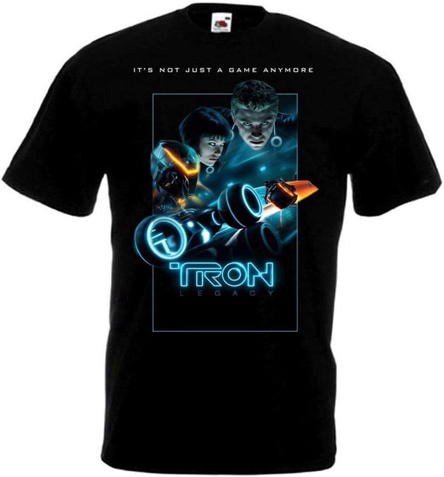 LI YA DENTAL Tron Legacy Movie Poster T Shirt Black XL