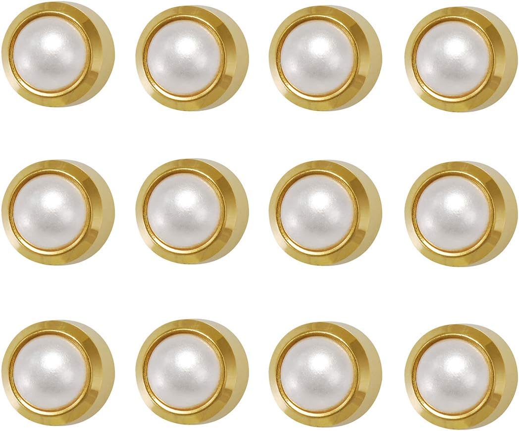 Women's 24K Pure Gold Plated Piercing Ear Stud (12 Pair) | Ideal For Everyday Wear