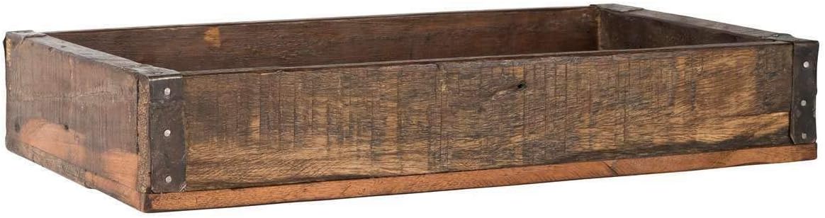Ib Laursen Wooden Storage Box Multi-Purpose Wooden with Metal Trim โ Each Box Unique