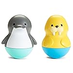 Munchkin Bath Bobbers Mold Free Baby and Toddler Bath Toy, 6+ Months, Dolphin/Walrus