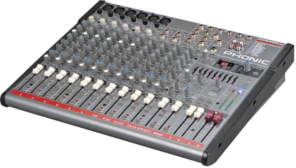 Phonic AM642D USB Mixer : Amazon.es: Instrumentos musicales