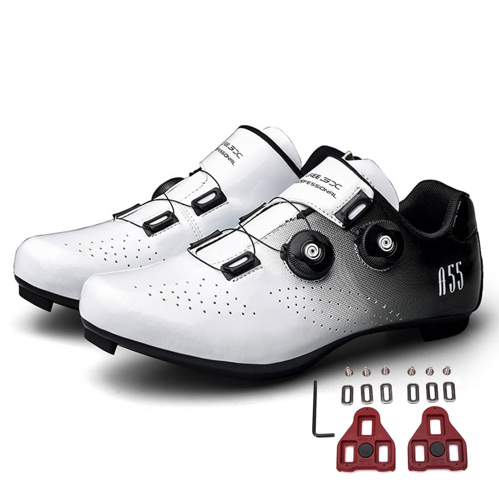 Chaussures VTT Treer Unisexe - Semelle Rigide Antidérapante, Respirante, Tailles 36-47 - Pour VTT, Route, Spinning, Randonnée - 5