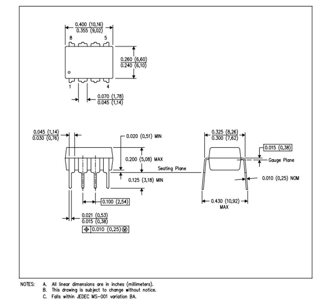 LM386 DIP-8 10 Pezzi LM386N Amplificatore Audio Bassa Tensione DIP-8 - Per Circuiti Audio E Progetti Fai-da-te Amplificatore Audio Lm386n - Foto 6