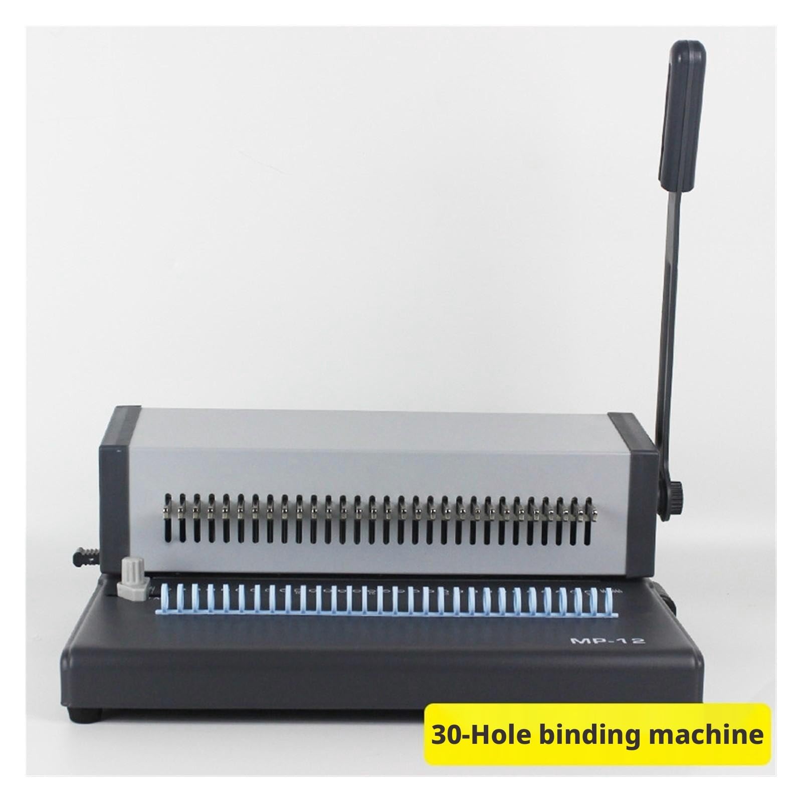Manuale A4 Hole Punch Wire Binding Machine per rapporti, contratti, libro che fa ufficio scuola casa