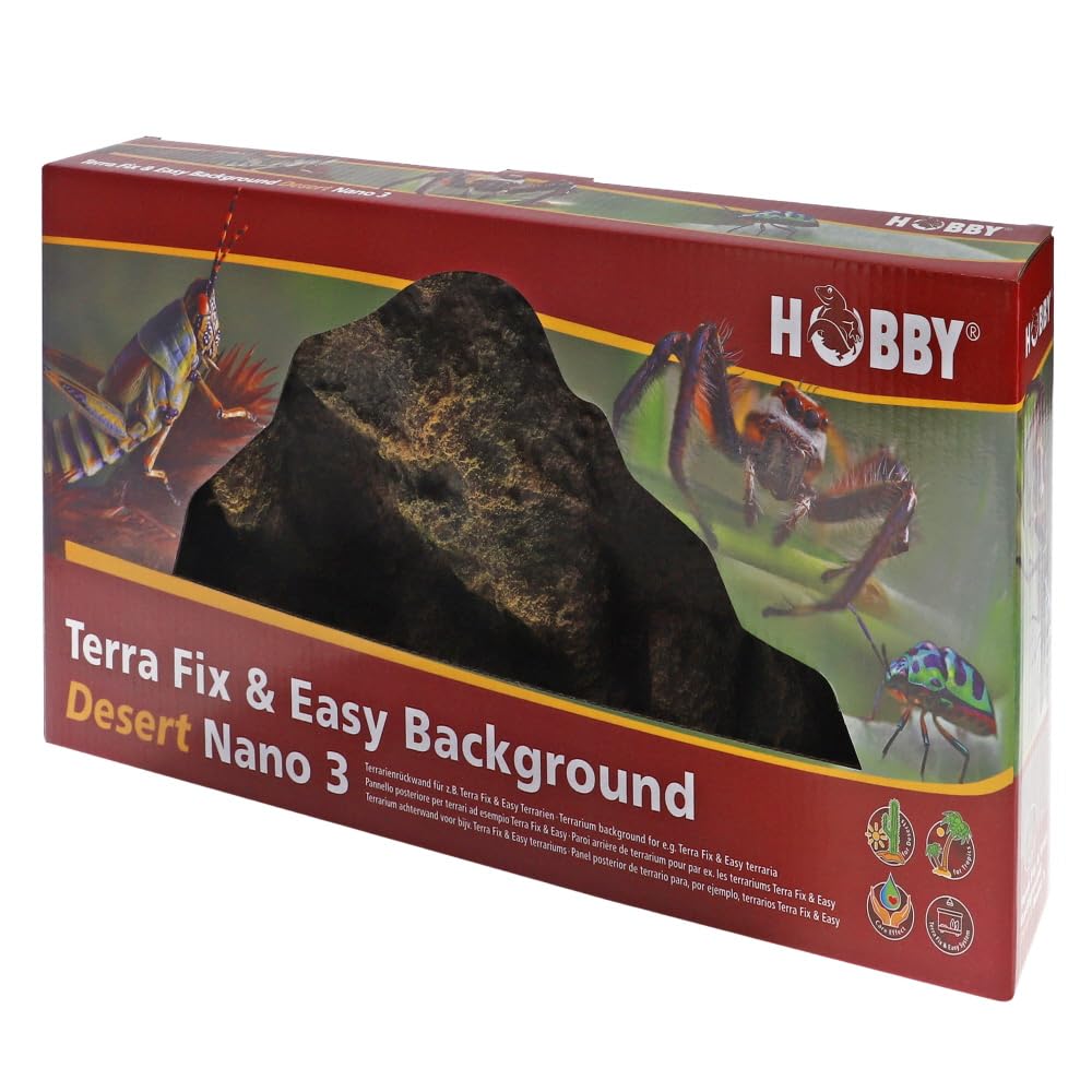 Terra Fix & Easy Background Desert Nano 3 - Panel Trasero 3D para terrarios