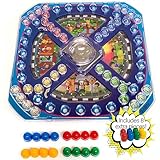 Dedimi Pop n Dash Race Board Game for kids - Includes 6 spare pieces - Racing and Chasing to Base Game - Pop n Dash Family Fun Games Trivial Pursuit - Image 4
