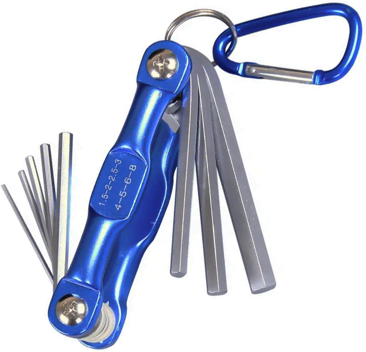 Folding Allen Hex Keys Hexagon Screwdriver Allen Key Set Folding Hex Key SetSet for Bikes Automobile Machinery Repair (Small Hexagonal Screwdriver)