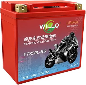 YTX20L-BS YTX30L-BS Motorcycle Start Battery 12V 20Ah 30Ah Rechargeable Replacement Powersport Start Stop LiFePO4 Battery for ATV and Scooter,Ytx20l bs
