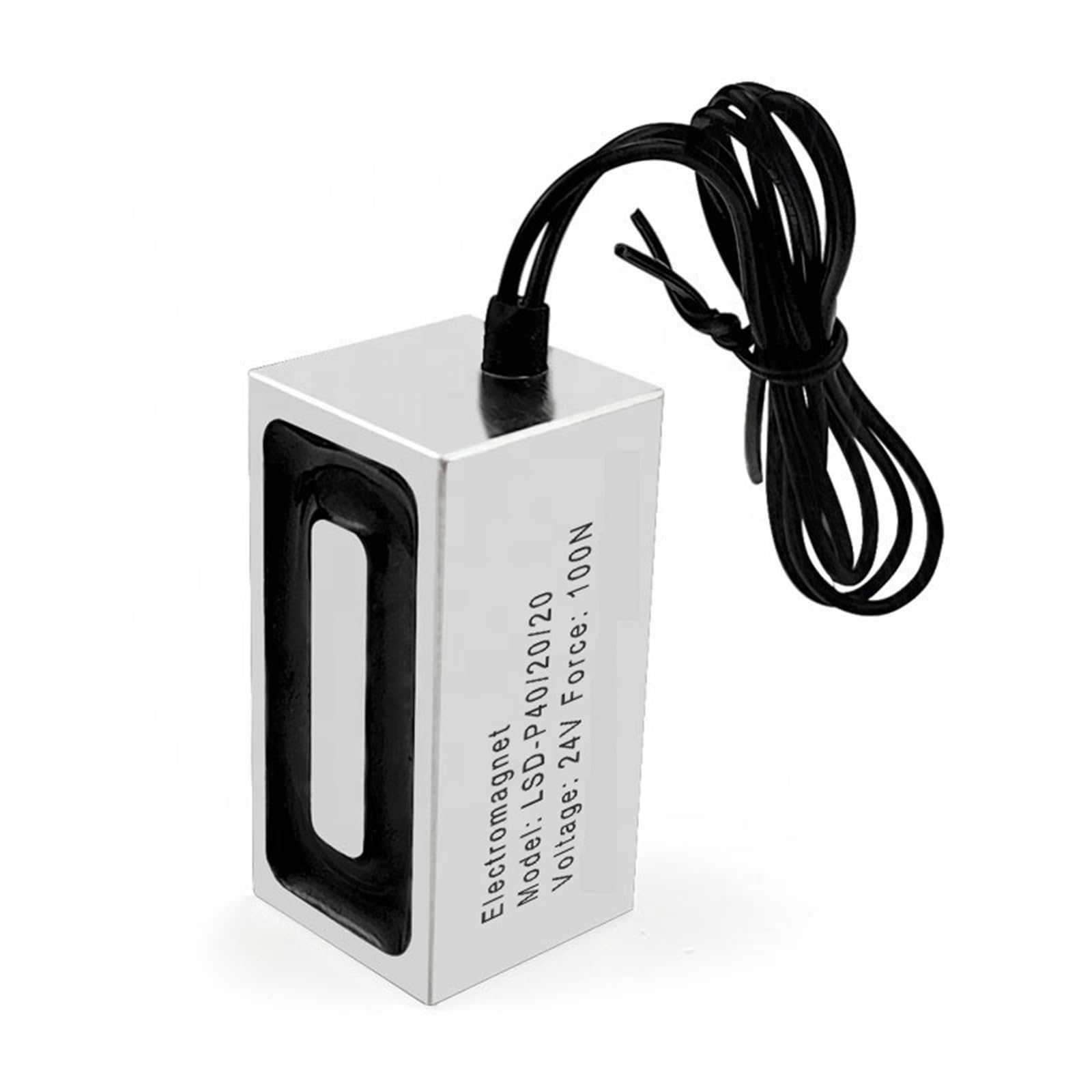 Électroaimant rectangulaire LSD-P40 aimant électrique industriel solénoïde 12V