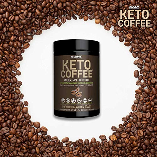 Keto Coffee – Instant Fat Drink for Ketogenic Diet - 8g of MCTs per Serving to Boost Ketone Production, Energy & Metabolism, Caffeinated 20 Servings - Thumbnail 6