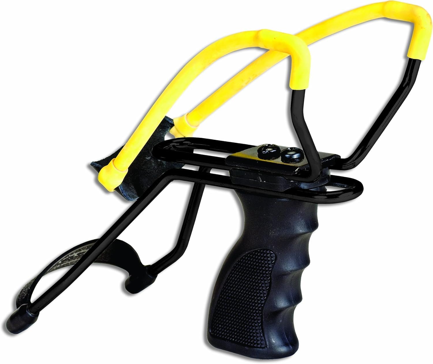 Professional Ergonomic Slingshot Set for Adults - Classic Sturdy Construction Shooting Hunting Slingshot with Comfortable Grip, 2 Packs Slingshot Ammo & Slingshot Band, Labor-Saving Design