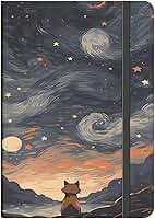 Caderno GATO CAPA DURA CRIATIVA – Criativo 160 Páginas Anotações Bullet Journal - 21x14, Ideal para Anotações e Bullet Journal(GATO PINTURA SOLITARIO,SEM pauta (para desenhar))