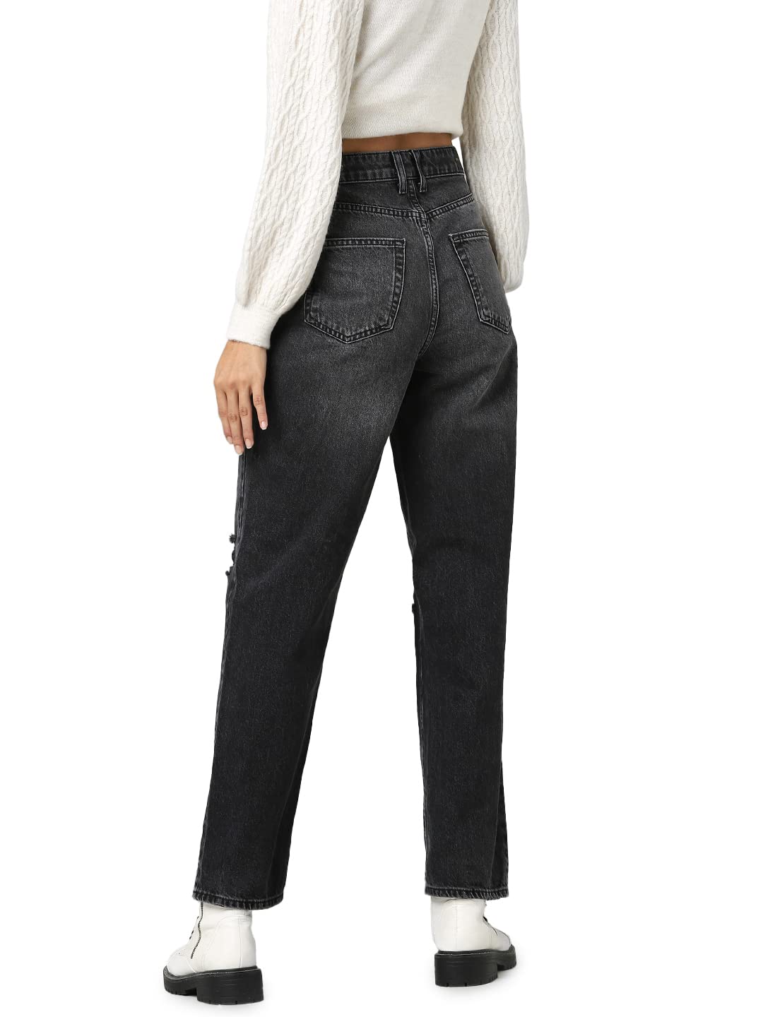 ONLY - Onlrobyn Ex HW STR L AK des Cro086 Noos, Jeans Donna