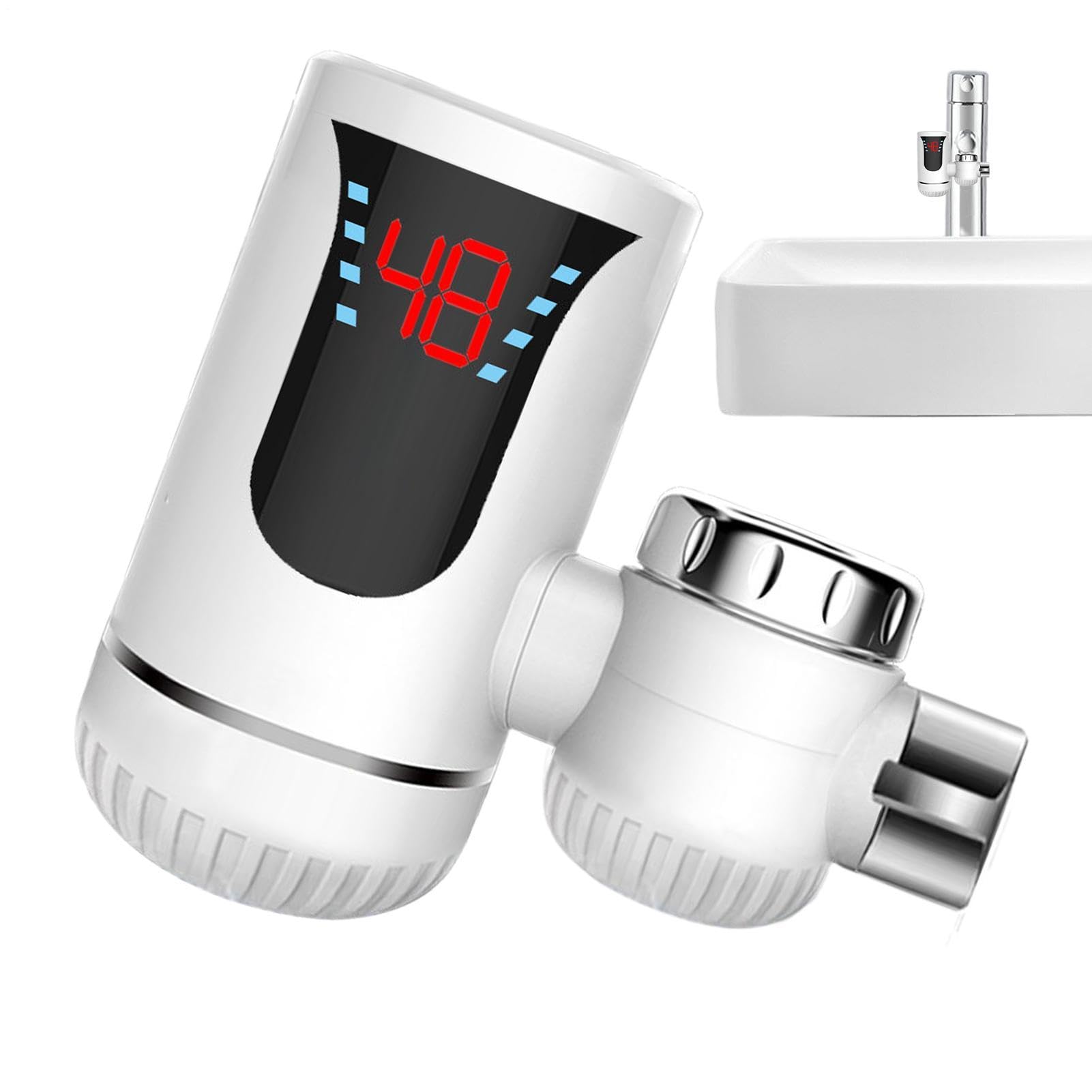 Rubinetto 'acqua calda istantaneo, girevole, a prova di perdite | Rubinetto dell'acqua calda istantaneo, riscaldamento elettrico girevole, design impermeabile a prova di perdite