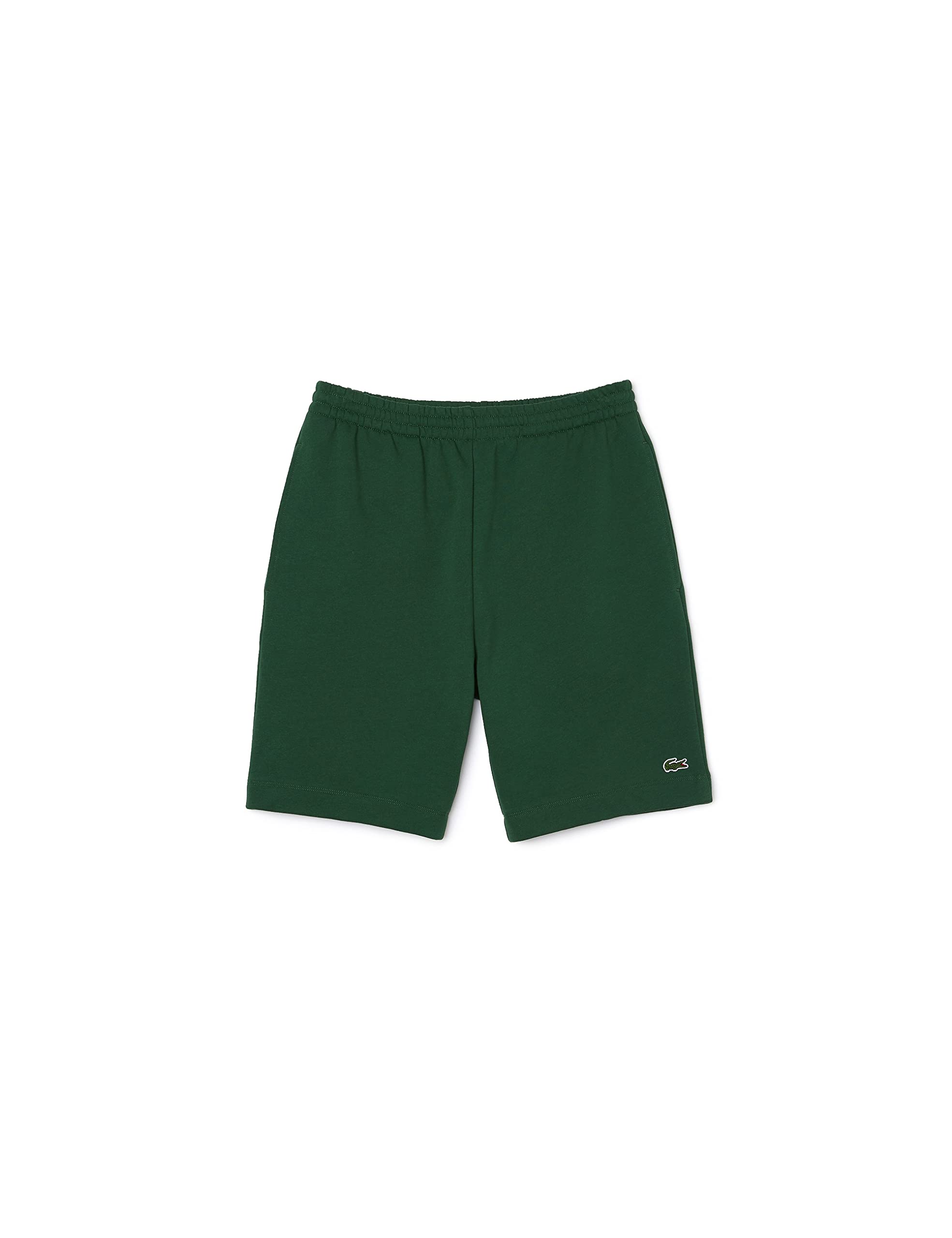 Lacoste Brushed Fleece Shorts- Green, Green, Size Xl, Men