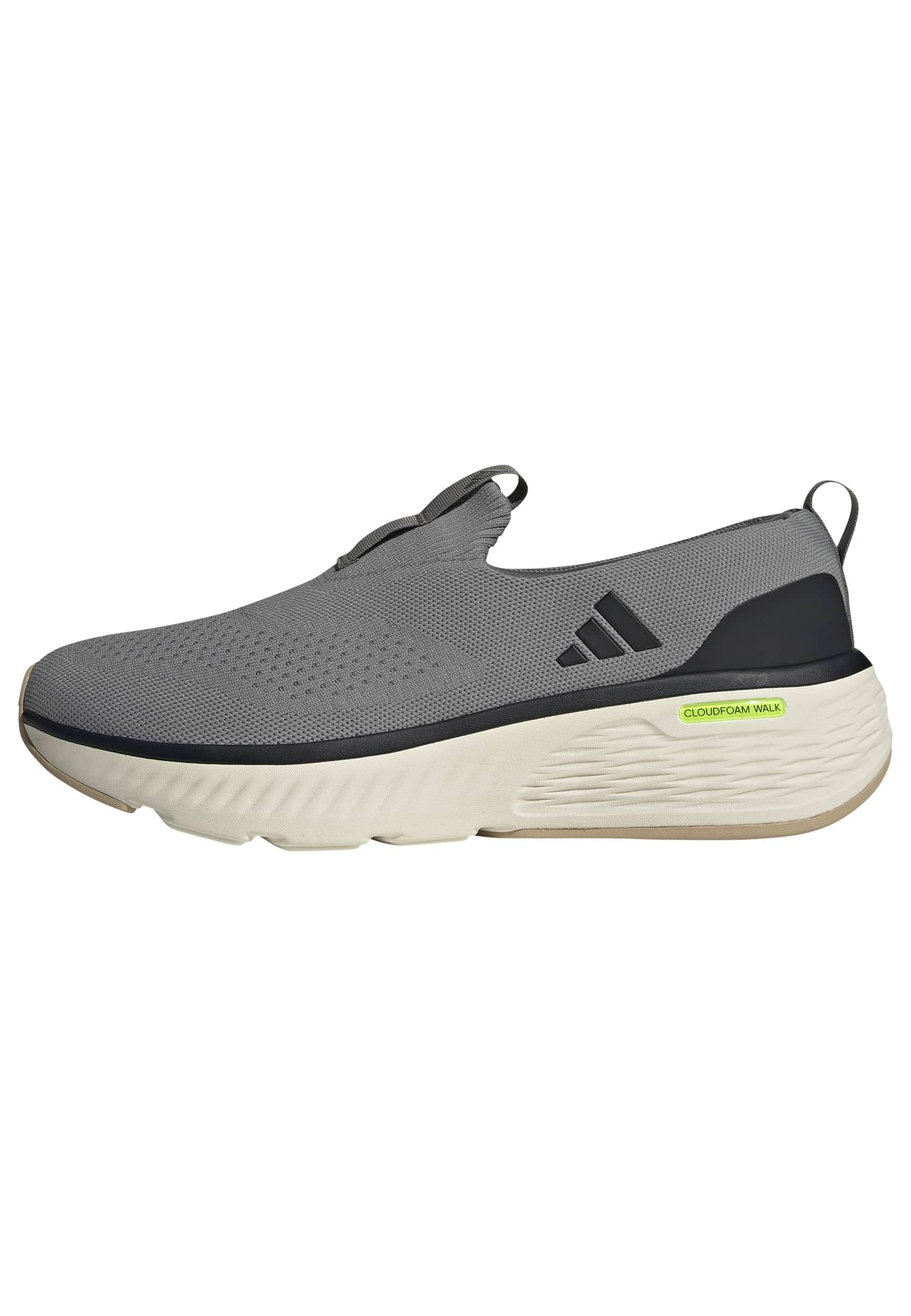 Adidas Homme Cloudfoam GO Lounger Shoes - Grey Three/Core Black/Off White
