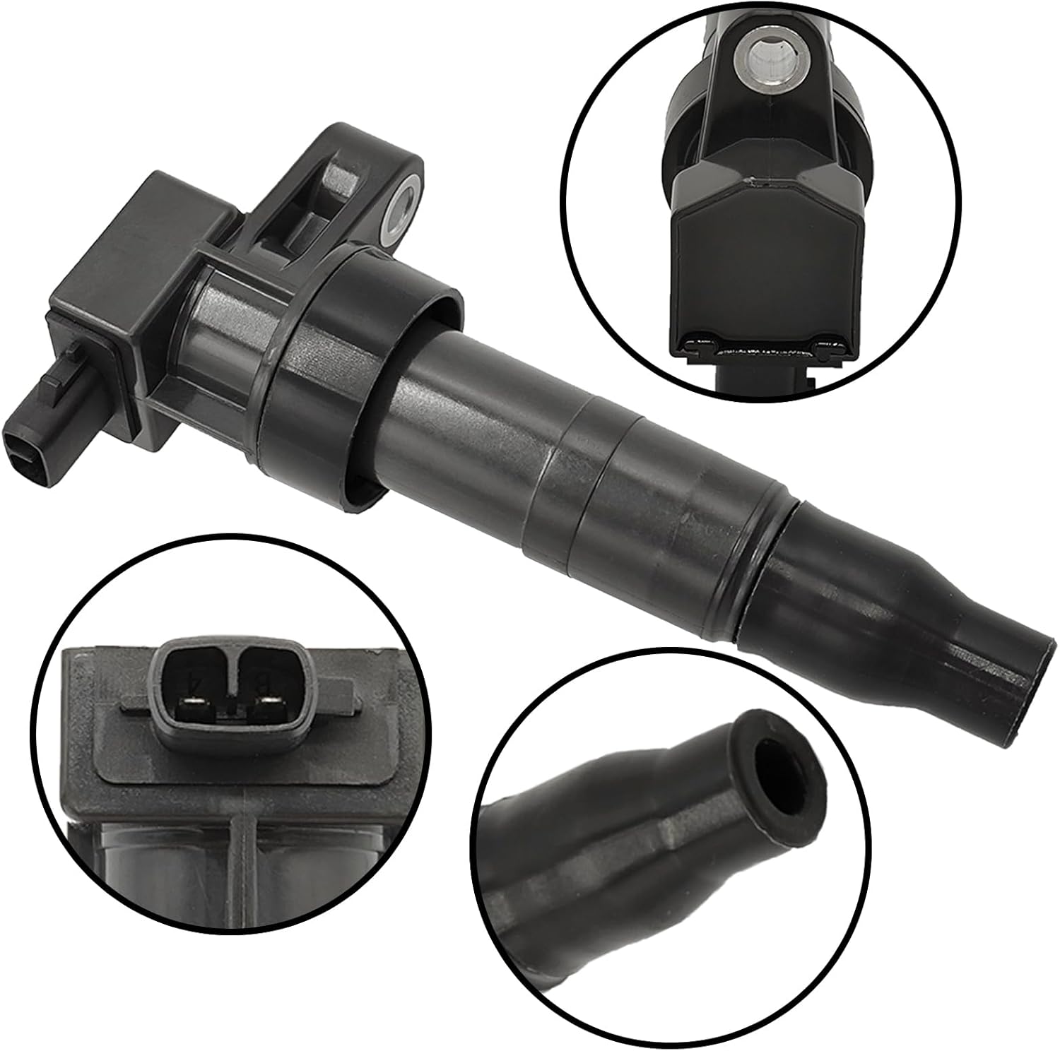 UF546 Ignition Coil Pack 27301-3C000 and Iridium Spark Plugs Set of 6 Fit for Hyundai Kia Santa Fe/Santa Fe XL Azera Genesis Coupe 2010-2019 Sorento Sedona Cadenza K900 2011-2017 3.3L 3.5L 3.8L V6