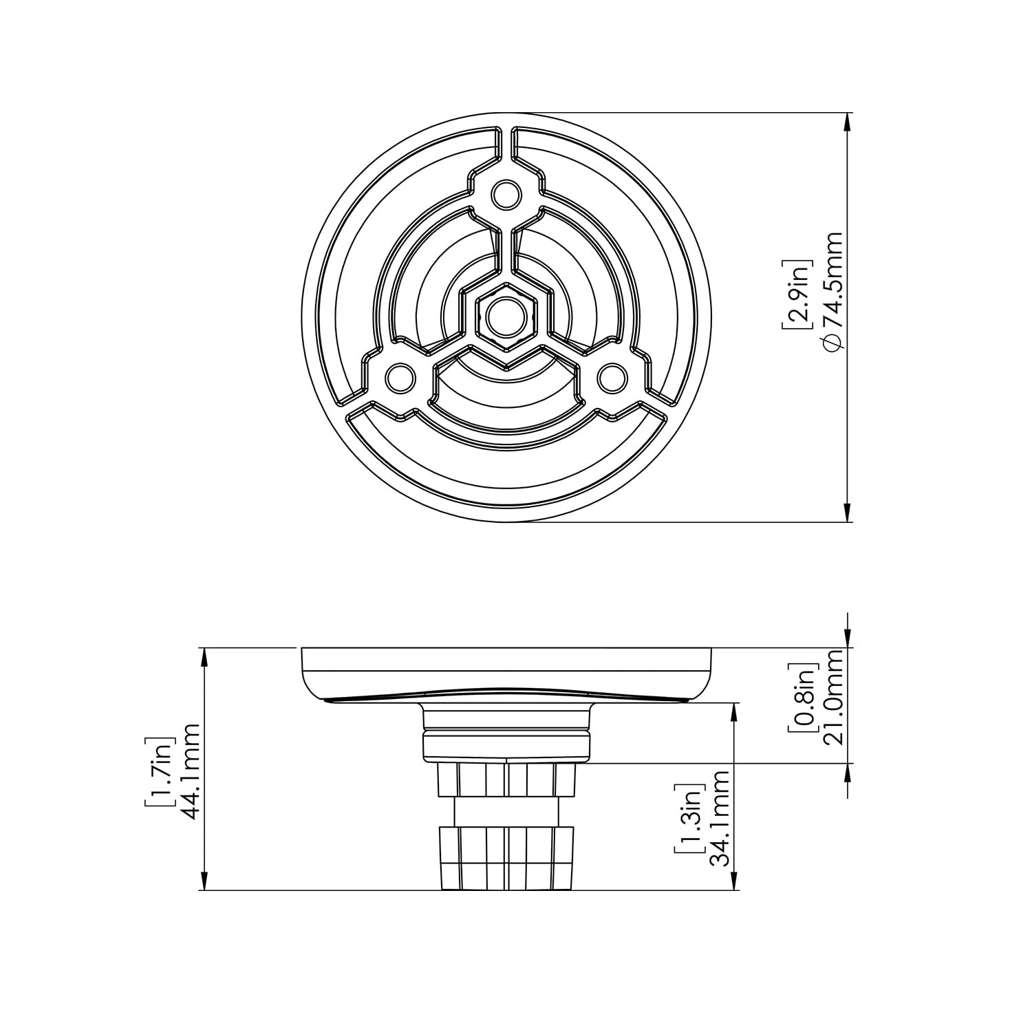 RAILBLAZA Unisex Adult ND-275 Garmin Fishfinder Mount Low Profile, Multicoloured, Standard