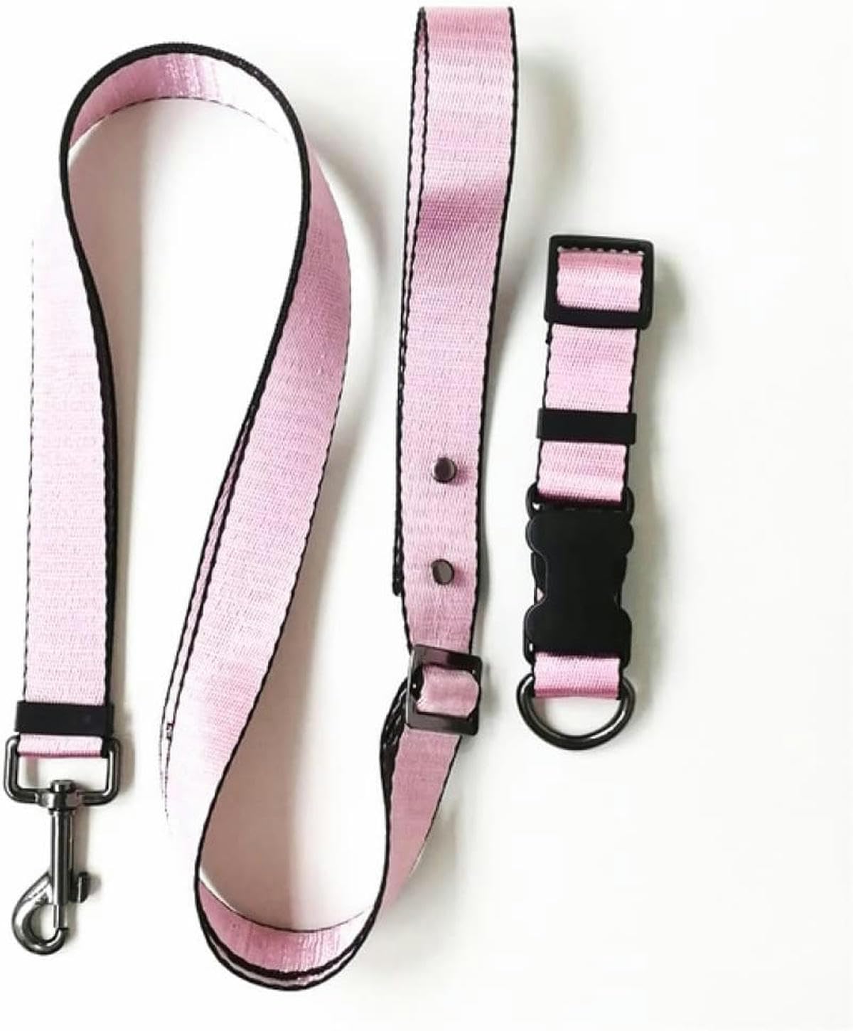 Hundegeschirr Halsband Leine Sets Hundeleine Geschirr und Halsband für Kleine Mittel Große Hunde-Geschirr und Leine 4-L