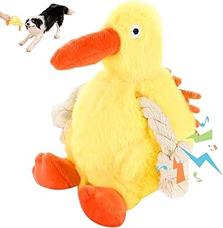 PetCronies Dog Toys for Small/Medium Dogs, Rope Plush Squeaky Dog Toy for Teething Durable Puppy Toys Interactive Dog Tug Toys Relieve Boredom & Teeth Grinding Chew Toys for Puppies