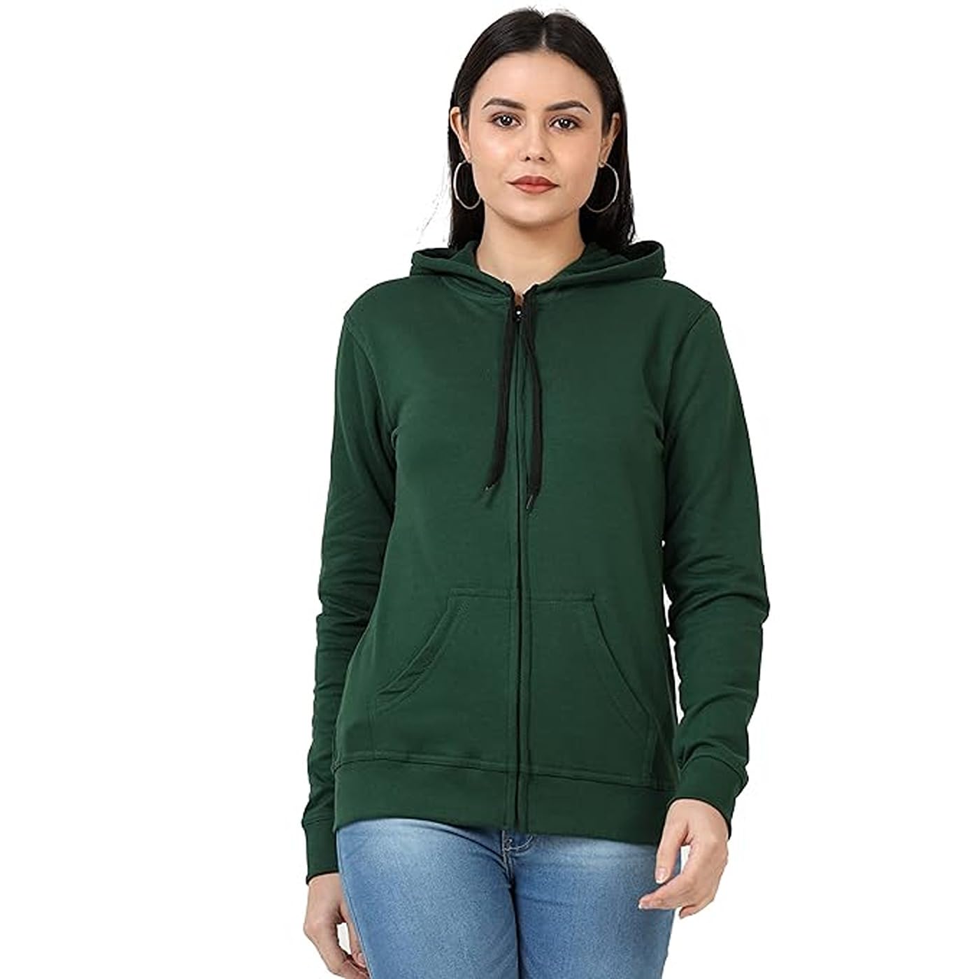 clotth theory Women's Cotton Fleece Hooded Neck Sweatshirt | Hoodie Jacket with Kangaroo Pocket-picture-55