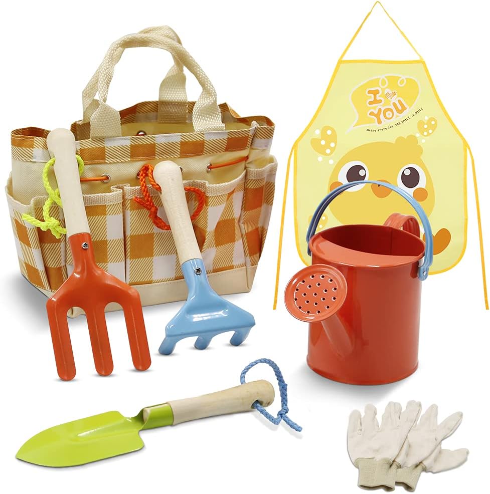 Pretend Play 1 Set Children Planting Tools Kit Practical Shovels