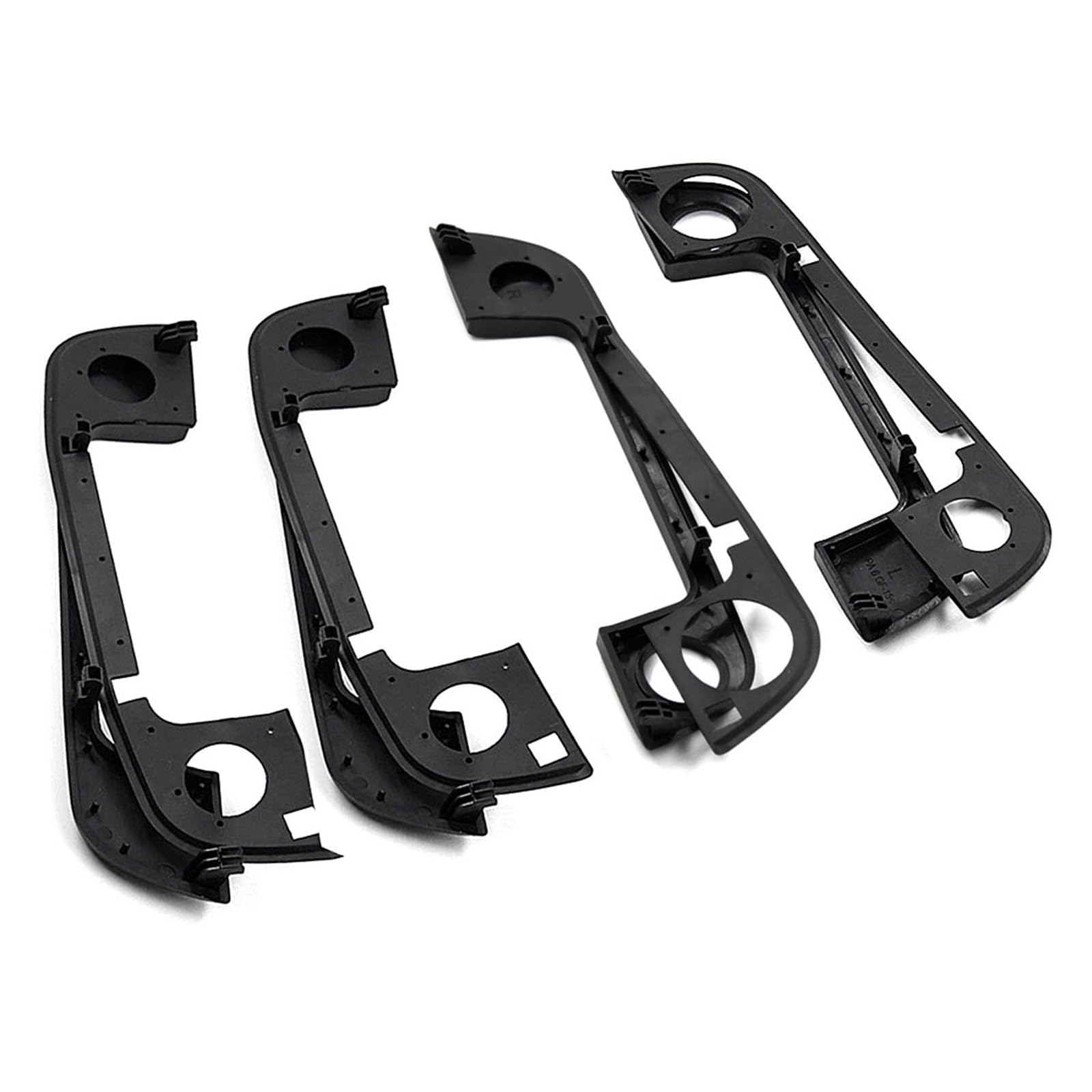 Lsdsaaza 4 X Covers With Seal Sliding Exterior Handle For Bmw E36 E34 E32 For 3 5 7 Series 51218122442 51218122441 Exterior Door Handle Kit Covers With Rubber Seals Gasket(4 X Covers With Seal)
