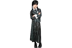 Girl''s Wednesday Costume Nevermore School Uniform