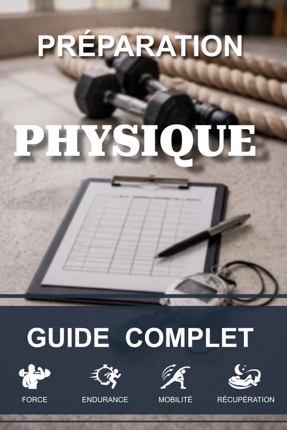 Préparation Physique : Guide complet avec 50 fiches d’entraînement pratiques: Pour tous les sports – Renforcement, endurance, mobilité, vitesse, stabilité – Accessible à tous