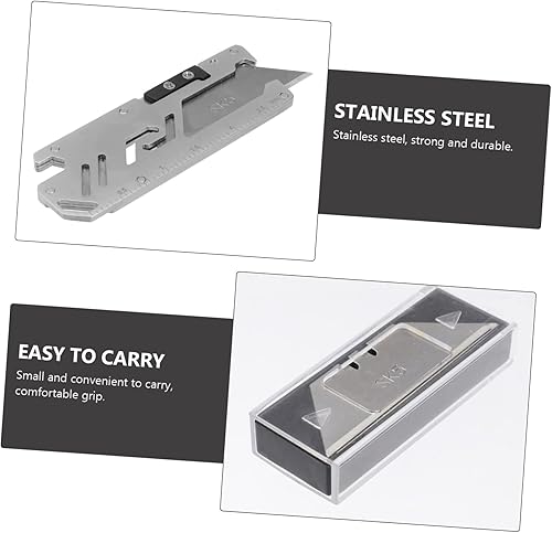 Miniatura 8 de VILLCASE 2 llaves portátiles llavero multifuncional llavero de puntuación al aire libre mosquetón de botella de camping funcional abridor Edc para