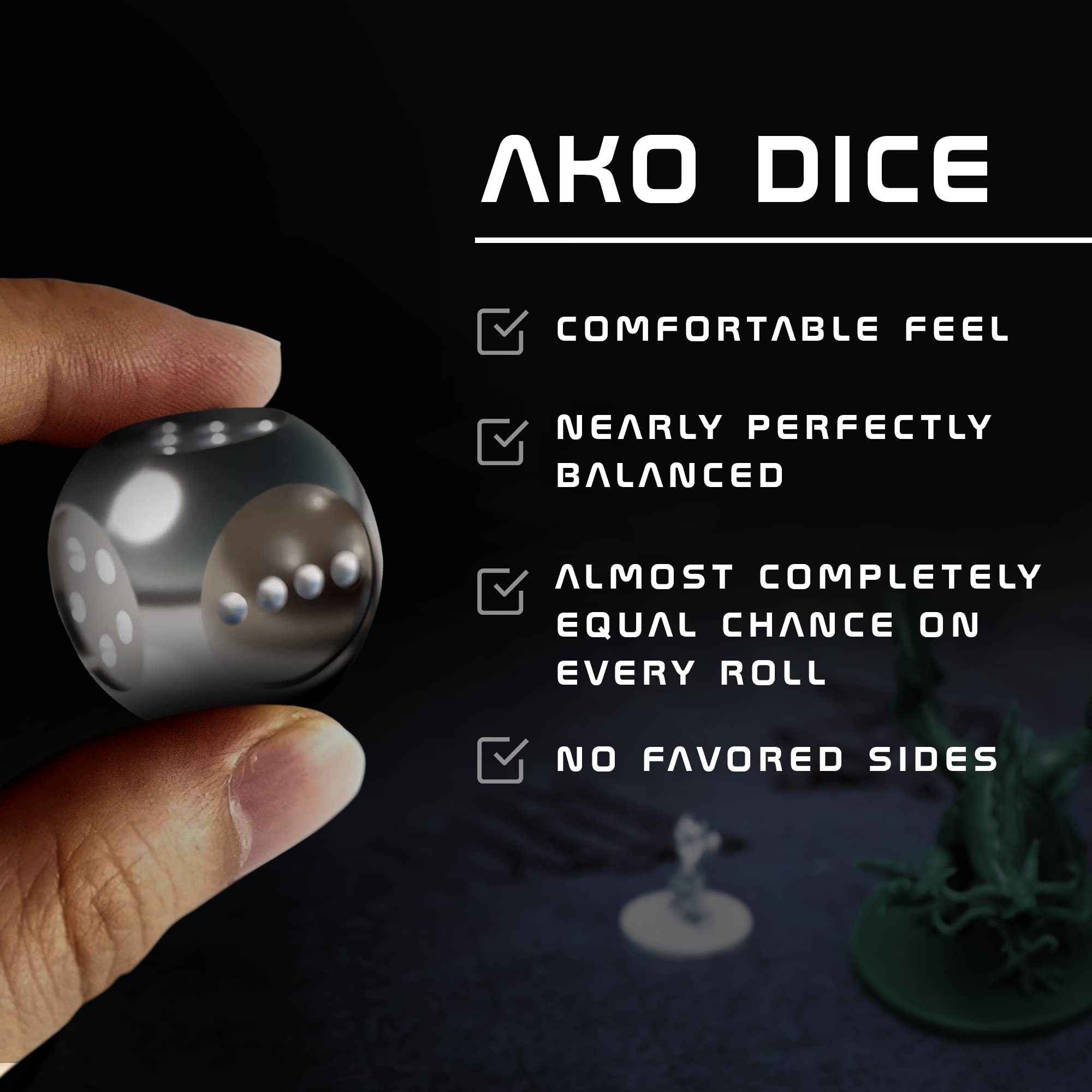 Amazon | AKO DICE II メタルダイス サイコロ 2個入り ステンレス