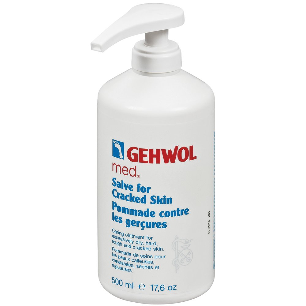 Med Salve For Cracked Skin Kit / Treatment Heavily Callused Brittle Dry And Rought Large Salon Size 05L 500Ml Largest On Amazon Comes With Preserving Pack Dermatologically Tested Made In Germany