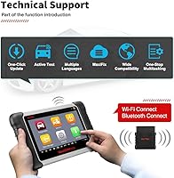 Vista 9 de Autel MK808TS TPMS Diagnostic Scanner, 2021 Newest Upgraded Ver. Of MK808, MX808, 28 Services & All Systems Diagnostics, Complete TPMS and Sensor