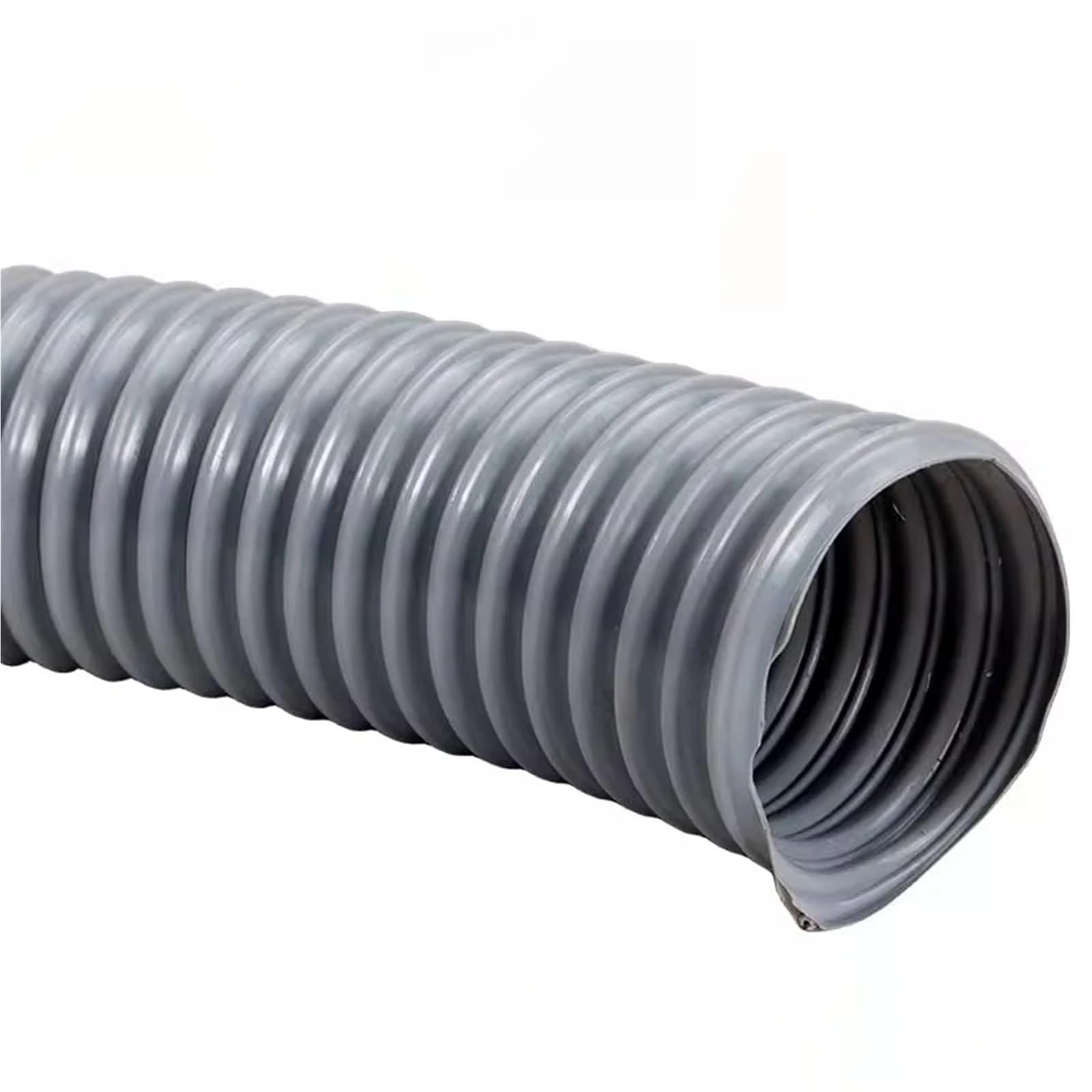 Langlebiger, flexibler PVC-Wellschlauch für Luftleitungen, antistatisches Vakuum-Saug- und Belüftungsrohr für Graviermaschinen, 30–100 mm Innendurchmesser(3 Meters,ID 60mm)