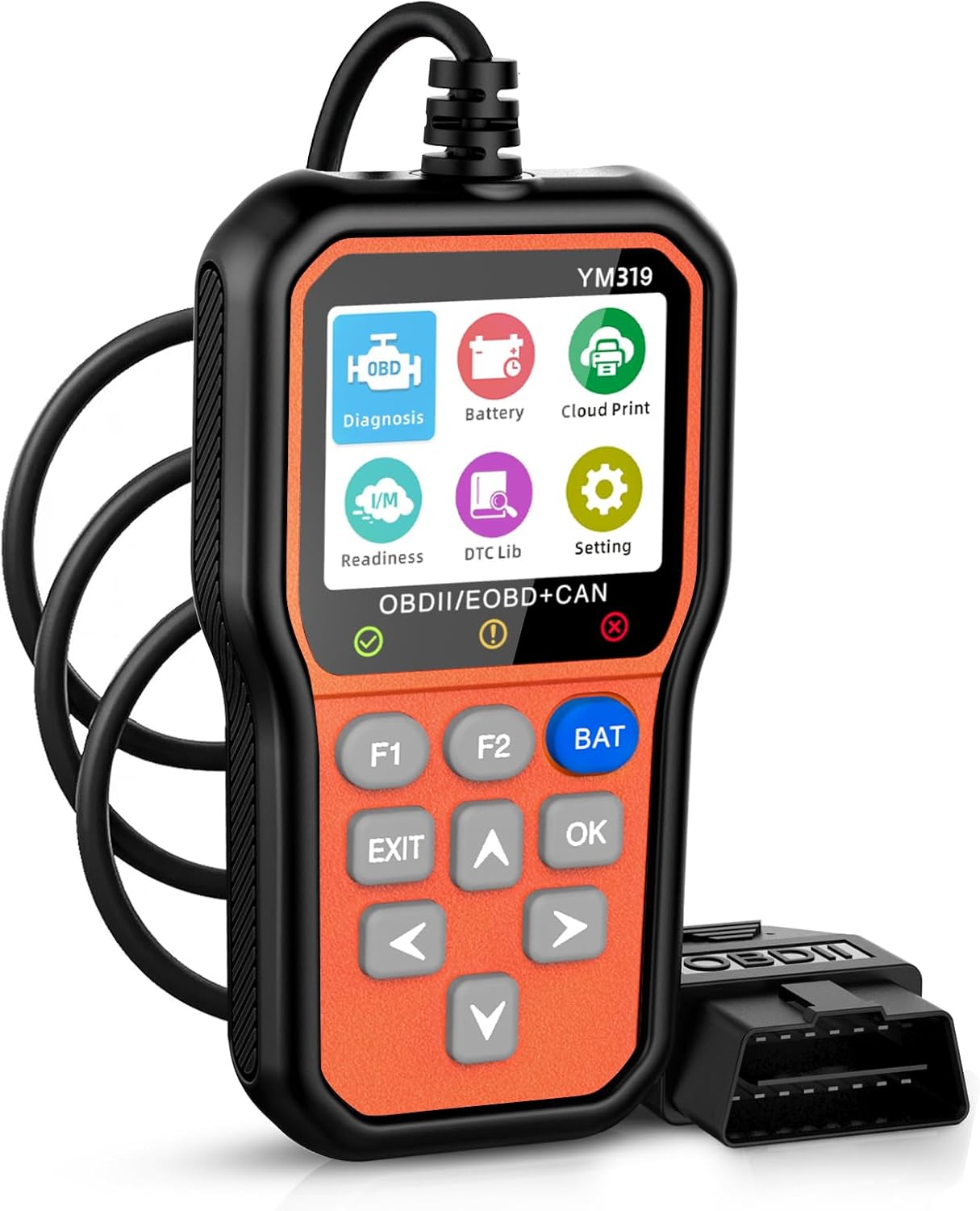 Unterstützt CloudDruck OBD2 Diagnosegerät Auto Scanner 13 Sprachen