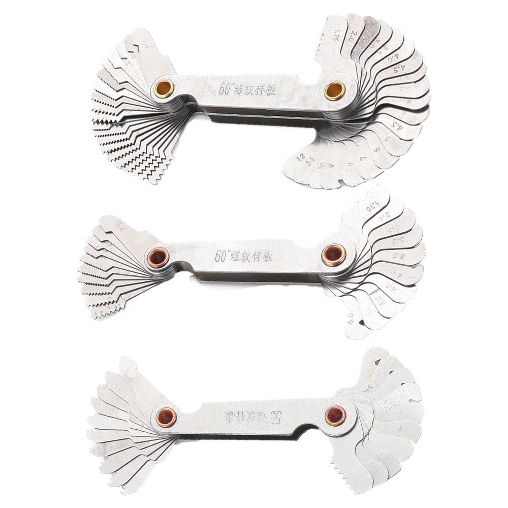 Metric Inch Thread Plug Gauge Gear Tooth Gauges Screw Pitch Center