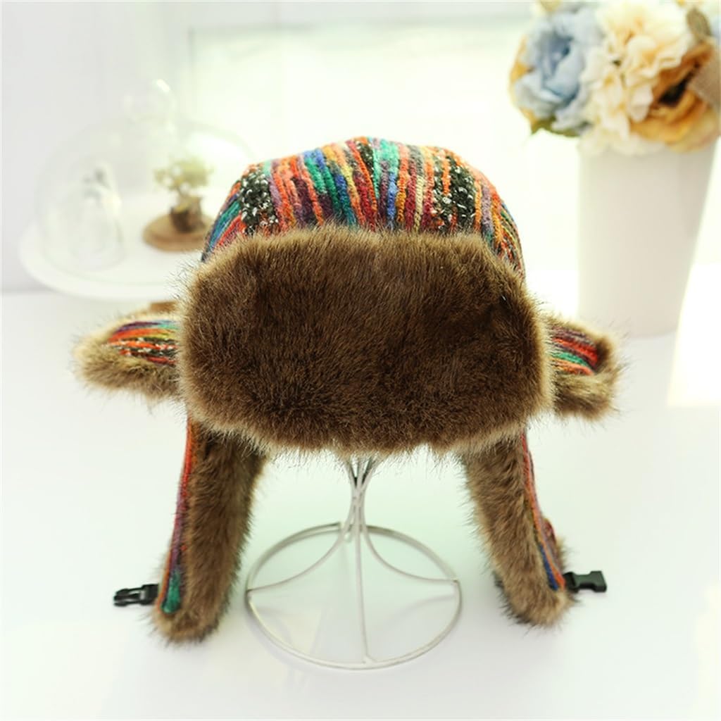 Winter Men and Women's Lei Feng Hat, Ear Protection, Cycling, Warmth and Windproof Thickening