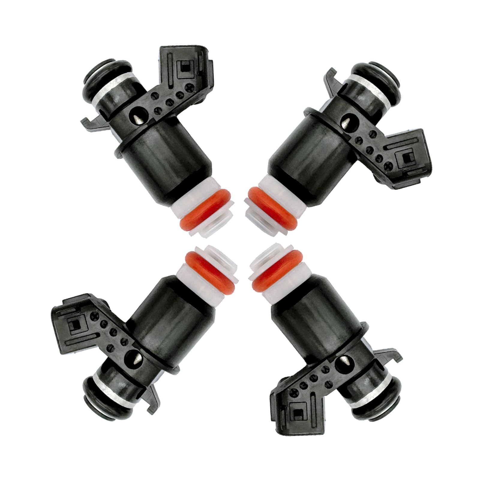 JESBEN 15710-10G00 4pcs Fuel Injectors 4 Holes 220CC Replacement for Suzuki GSXR1000 GSXR1000Z Boulevard C90 C90T C90B Burgman 400 650 1571010G00