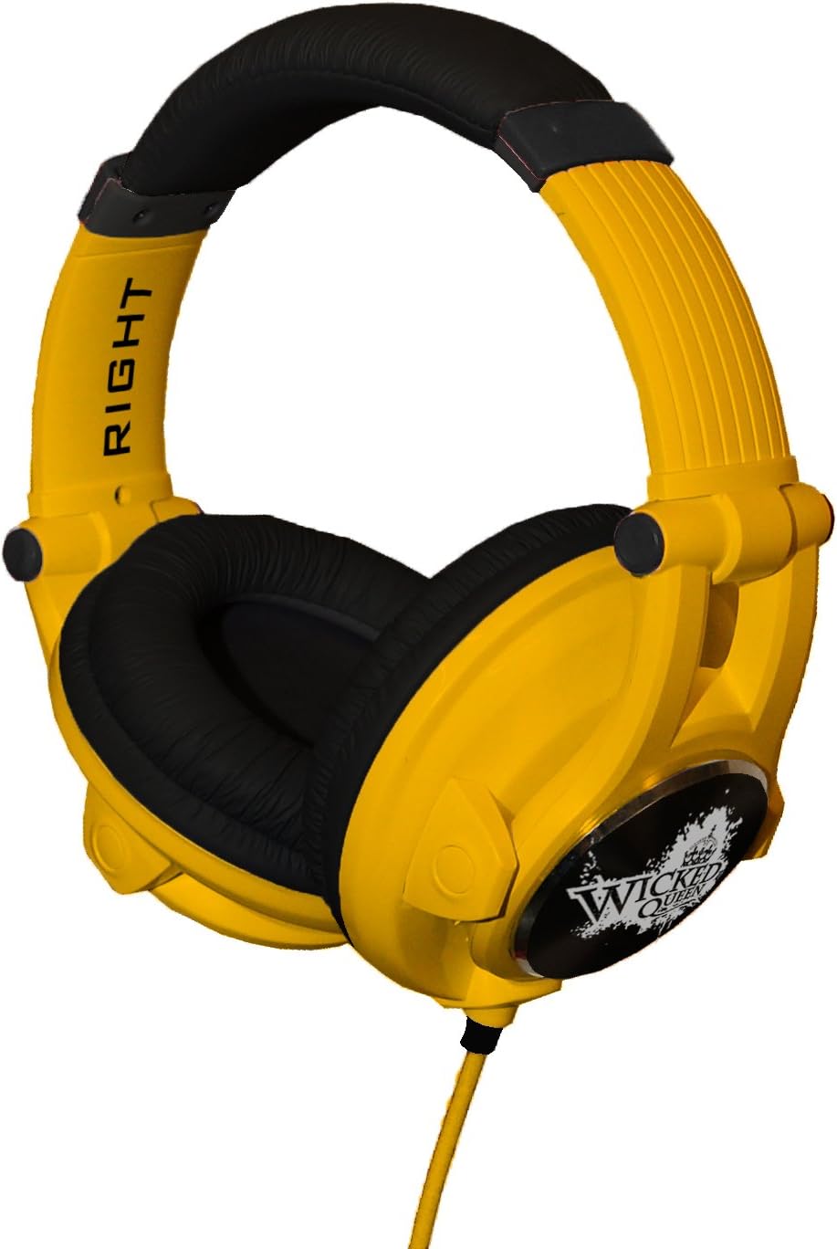 Fischer Audio Wicked Queen yellow Headphones with excellent sound quality with flexible bass response